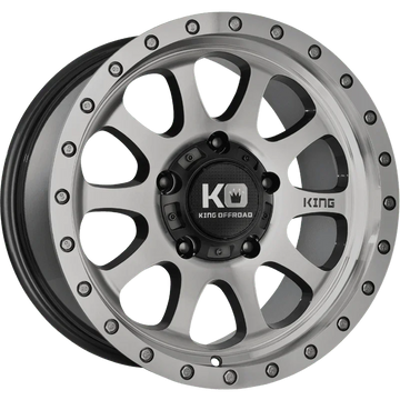 Kings Hurricane II Wheel Gunmetal Machined Face - Brixton 4x4 - Buy Online Now!
